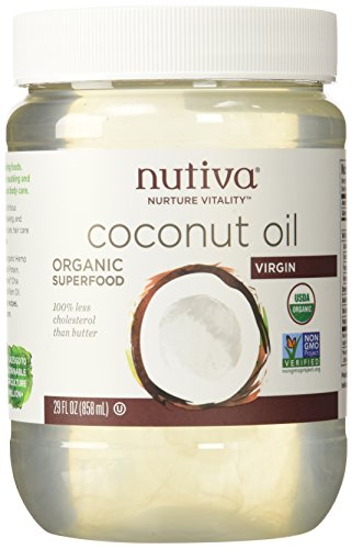 Nutiva - Huile de noix de coco organique Vierge (823 g)