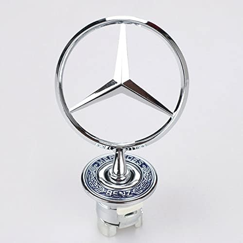 1PCS 3D Zinc Alloy Car Frond Hood Ornament Emblem for Mercedes Benz C E S Series Etc. (1)