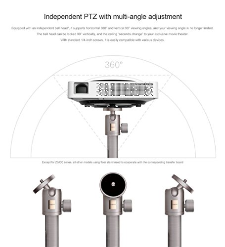 Xgimi Projector Floor Stand,Projector Tripod，Rotate 360°, Height 12.2 Inch-39.8 Inch Adjustable #TOP6