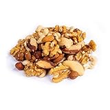 Naturkost Schulz - Edelnussmischung - ungesalzene, rein naturbelassene Edelnussmischung aus Cashewkernen, Mandeln braun und blanchiert, Paranüssen, Walnüssen, Haselnüssen (1000g)