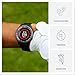 Garmin Approach S50 Advanced Golf Watch with GPS, AMOLED Display, Sports and Fitness Smartwatch, Cream Gold Aluminum Bezel with Ivory Comfort Fit Nylon Band Bundle with Wireless Air Buds