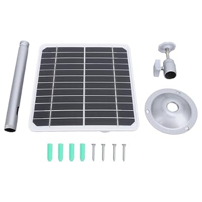 20W 5V IP68 Monocrystalline Solar Panel for Security Cameras and Outdoor Devices