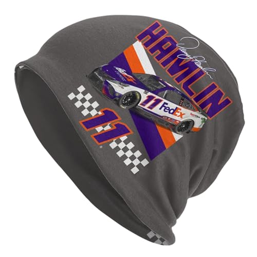 MTQDJ Denny Hamlin 11 Men's Printed Knit Hat Cap Beanie Hat Daily Skull Hats Beanie Caps