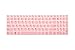 Leze - Ultra Thin Keyboard Protector Skin Cover for Lenovo V330, ideapad 320 15.6" / 17.3",ideapad 520 15.6" Laptop US Layout - Pink