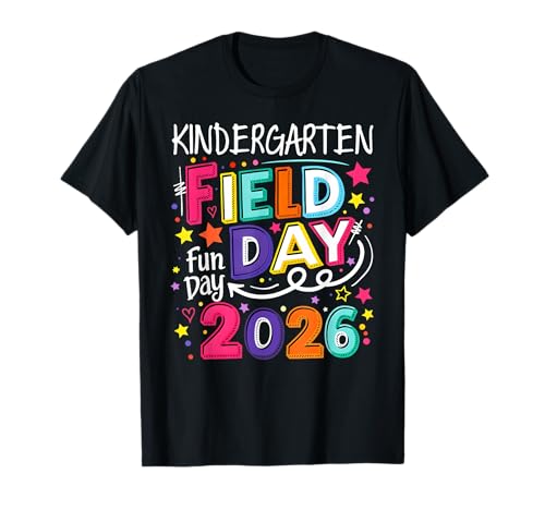 Field Day Fun Day 2026 Kindergarten Teacher Boy Girl Kid T-Shirt