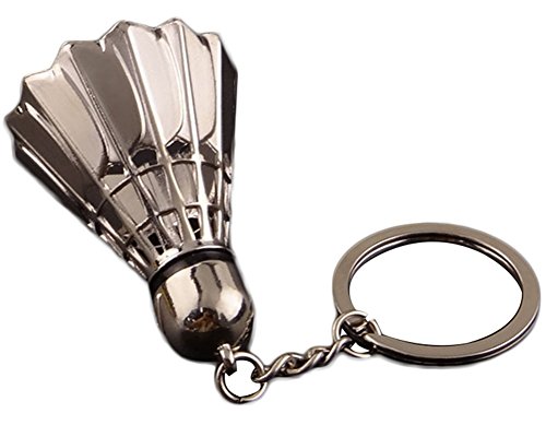 Preisvergleich Produktbild Oyfel Schlüsselanhänger Clip Schnalle Anhänger Niedliche Badminton Anhänger Handtasche Halter Zink Legierung Schlüssel Haken für Handtasche Geschenk Schlüssel Handy Rucksack 10.9 * H x B Badminton