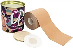 Sutiã Adesivo UP, Sem Alças, Sem Aro, Sustentação Natural, Algodão, Tamanho Único, Hipoalergênico, Invisível Sob Roupas