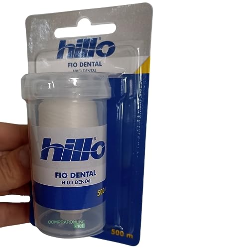 Kit 4 Fio Dental Hillo 2000 Metros Encerado Dentes Muito Mais Limpos Premium