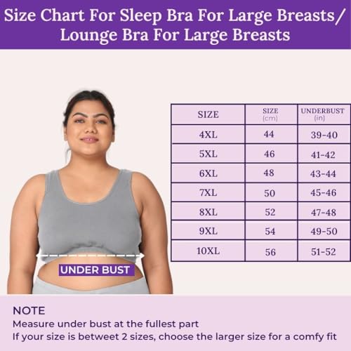 Image of Adira | Plus Size Sleeping Bra for Women | Plus Size Bra | Slip On Bras to Wear at Home | Comfortable Bra | Wirefree & High Coverage | Sleep Support | Avoids Stretch Marks | Pack of 2