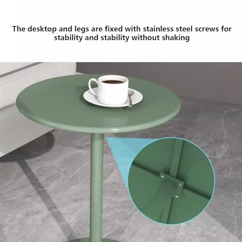 Petite table d'appoint légère JATIBOSH pour optimiser les petits espaces rétro - 6