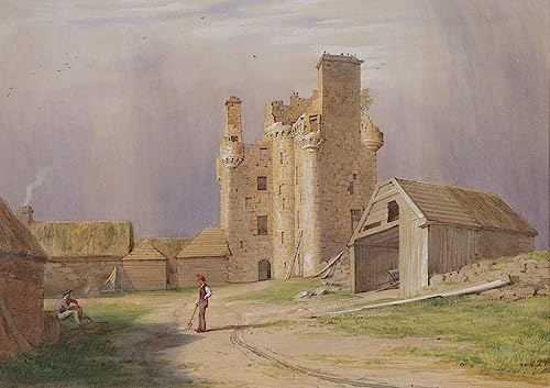 Affiche Château de Tillycairn tableau d'art sur toile 60x90cm idéal pour grand décor mural chic