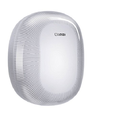 Losdi CP-5010-B Dispensador Papel Mecha Policarbonato, Blanco