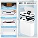 Cesun Motion Sensor Trash Can, 5 Gallon Automatic Bathroom Garbage Can with Lid, Touchless Smart Plastic Slim Wastebasket for Bathroom, Office, rv, Bedroom, Living Room, White