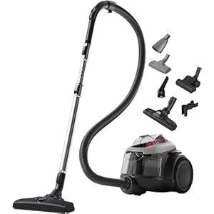 AEG 6000 Bagless Vacuum Cleaner AL61A4UG, Lightweight and Compact suitable for Animal Pet Hair, Dust, Hard Floor and Carpet, Urban Grey