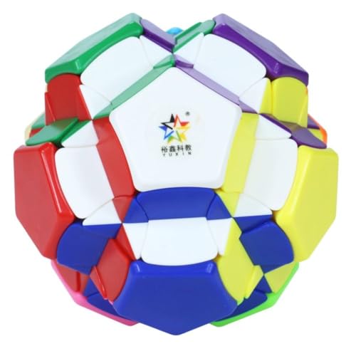 Image of YuXin Star-Burst Megaminx Speed Cube | Interstellar Series 12-Axis Shape Mod | Truncated Star-Navi Design, Professional 12-Color Stickerless Puzzle, Smooth Turning Collector's Brain Teaser
