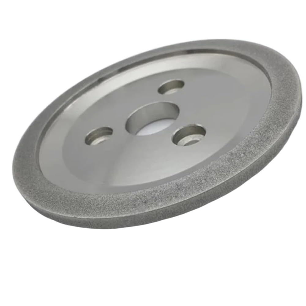 meule, Meule papillon à trois trous galvanisée for rectifieuse automatique(90 Degree,600 Grit)