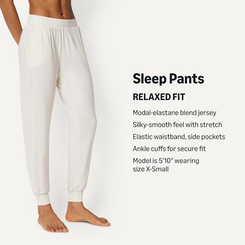 Image of Amazon Essentials Women's Pajama Pants, Lightweight Knit Jersey Jogger