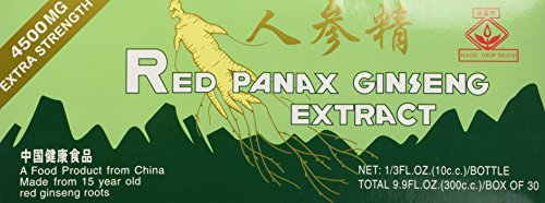 Red Panax Ginseng Extract Box of 30, 9.9 fl oz