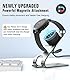 MoKo Ladestation Kompatibel mit Fenix 7/7S/7X/6/6S/6X/5/5S/5X/Vivoactive 3/4/4S/Forerunner 245/745/945/Venu 2/2 Plus/2S/Instinct, Aluminium Ladegerät Ladeständer mit 150cm USB Ladekabel, Grau