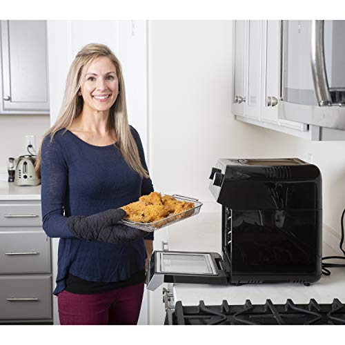 Deco Chef XL 12.7 QT Oil-Free Air Fryer Multi-Function High Capacity Countertop Convection Oven, Toaster, Rotisserie All-in-One Healthy Kitchen Oven Instructional Cook Book Included - Thumbnail 4