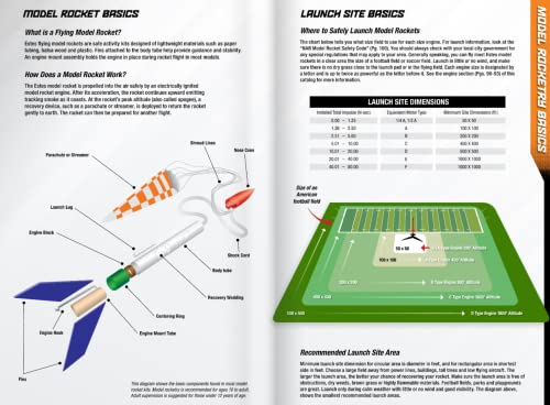 Estes Vapor Flying Model Rocket Kit 7294 | Advanced Build, Black/Yellow & Black/Purple - Image 7