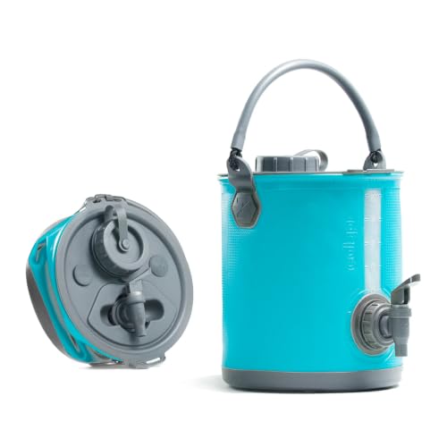 Colapz 2-en-1 – Réservoir d’Eau Pliable pour Le Camping – Jerrican Alimentaire - Seau pour Camping-Car –...