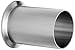 Dixon 14WLMP-R200 Stainless Steel 316L Sanitary Fitting, Light Duty Tank Weld Clamp Ferrule, 2" Tube OD