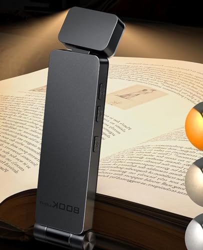 La Mejor review de Apliques para leer en cama tabla con los diez mejores. 29 NOVTEKE - Luz de libro para leer en la cama, luz de lectura LED portátil con clip, 3 colores ámbar y 5 brillo regulable