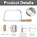 Professional Coping Saw with Ergonomic Handle - Precision Woodworking Tool for Scrollwork & Curves, Includes Blades for Wood & PVC