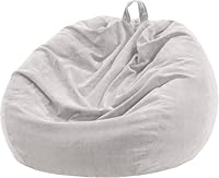 Nobildonna Sitzsackstuhl für Kinder und Erwachsene, nur Bezug (Keine Füllung) für Sofa-Stofftiere, 110 x 89 cm