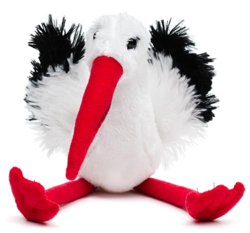 Uni-Toys - Storch Plushie - 19 cm (Höhe) - Plüsch Vogel - Plüschtier, Kuscheltier