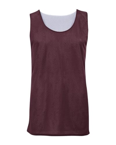 Badger Sports Mesh Rev. Tank - S - MA/WH