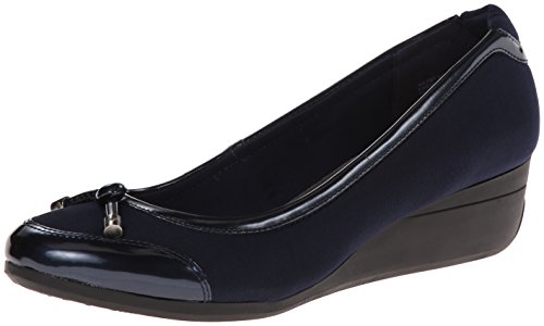 AK Anne Klein Sport Women's 7 Beyou Fabric Wedge Pump