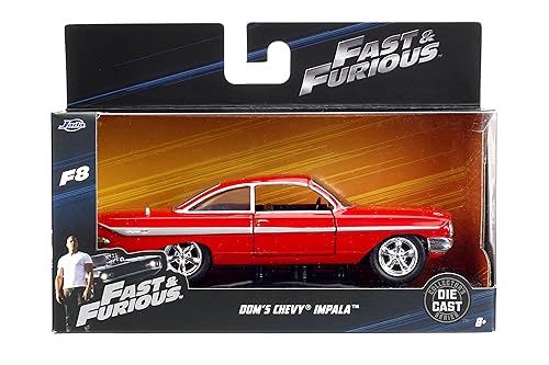 Jada Fast & Furious 1:32 Dom's 1961 Chevrolet Impala miniatura 6