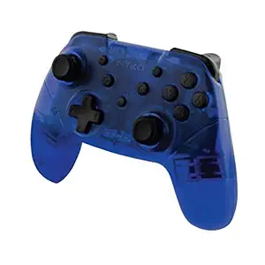 Nyko Wireless Core Controller - Bluetooth Pro Controller Alternative with Turbo and Android/PC Compatibility for Nintendo Switch - Blue