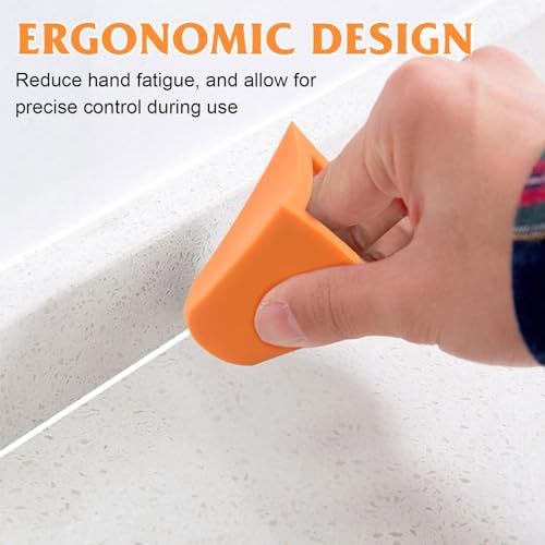 Audasi 4 Stück Silikon Naht Werkzeug Silicone Seam Tools Kreatives Werkzeug zum Glätten von Fugen Wiederverwendbare Silikon Glättung Caulk Applikator Werkzeug für Küche Bad Esszimmer