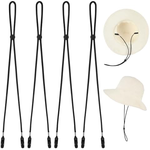 Adjustable Hat Strap Clips for Outdoor Use Cover