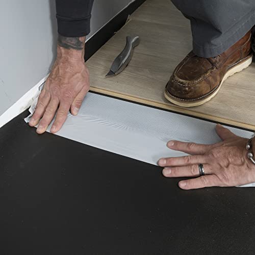 Roberts Black Jack 100 Sq. Ft., 28 Ft. X 43 In. X 2.5 Mm Premium 2-In-1 Underlayment For Laminate And Engineered Wood Floors #TOP4