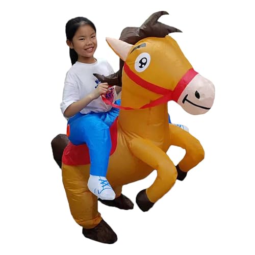 Cheval gonflable pour enfants idéal pour anniversaires et masques de fête