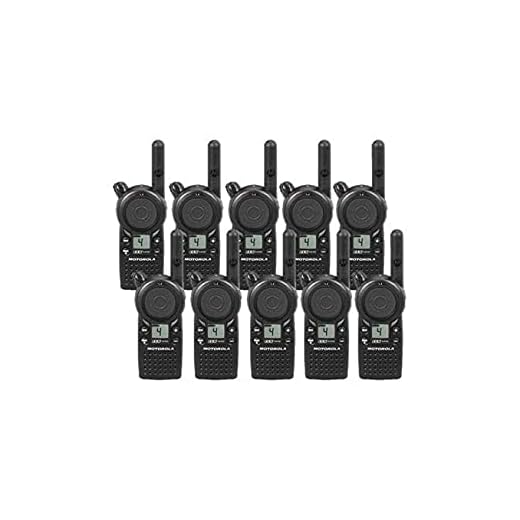 10 Pack of Motorola CLS1410 Two Way Radio Walkie Talkies (UHF)