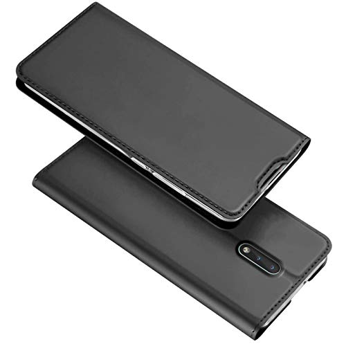 Verco Case compatible with Nokia 2.3, Flip Wallet Cover with Magnetic Closure for Nokia 2.3 Phone Case - black - Image 2
