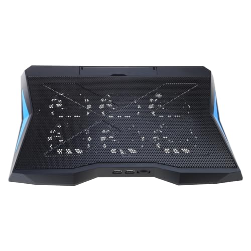 Base plegable ajustable con cooler y luz LED para laptop miniatura 5