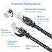 AvesView CAT 6 Ethernet Cable 100 FT, Indoor High-Speed 10Gbps Snagless Long CAT6 100ft Ethernet Cable for Internet, Router, Modem, Computer, PlayStation, Xbox, POE Camera, Printer (Black, 100 Feet)