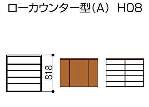 Amazon.co.jp: 玄関収納 ラシッサS ローカウンター型 フロート納まり