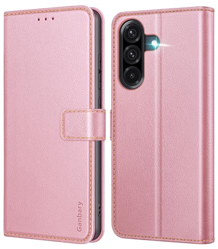 Ganbary Coque pour Samsung Galaxy A36 5G / A56 5G, [Housse en Cuir PU Premium] [Etui à Rabat] [Pochette de Portefeuille], Étui de Protection pour Samsung...