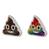 Set of 2 Poop Emoji Vanilla Candy in Cute Collectible Tins!