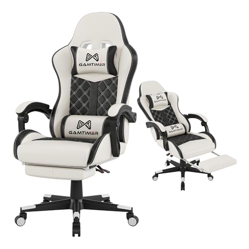 Image of Gamtimer Gaming Chair, 400 LB Weight Capacity,with Pocket Spring Cushion