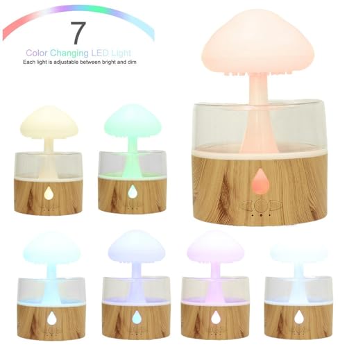 Difusor de Aceites Esenciales y Humidificador 260ml Madera miniatura 4
