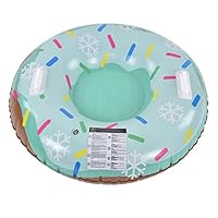 Joyzan Winter Snow Tube, Toboggan Schlittenreifen Rodel Tube Schlitten aufblasbar Hang nach Skifahren oder Snowboarden Snow Tube für Winter Outdoor Rodelreifen Schlauch zum Rodeln