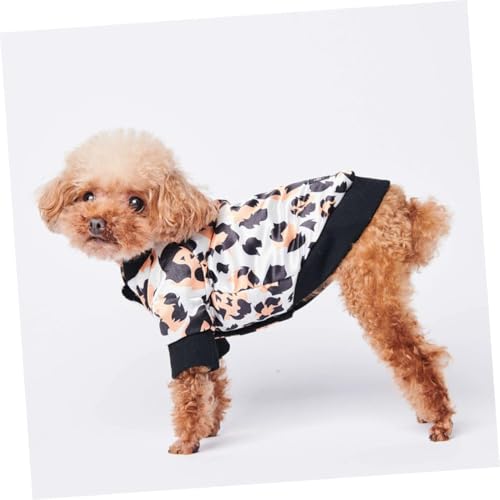 Manteau chaud pour petit chien 2XL gilet en coton imprimé léopard - 6
